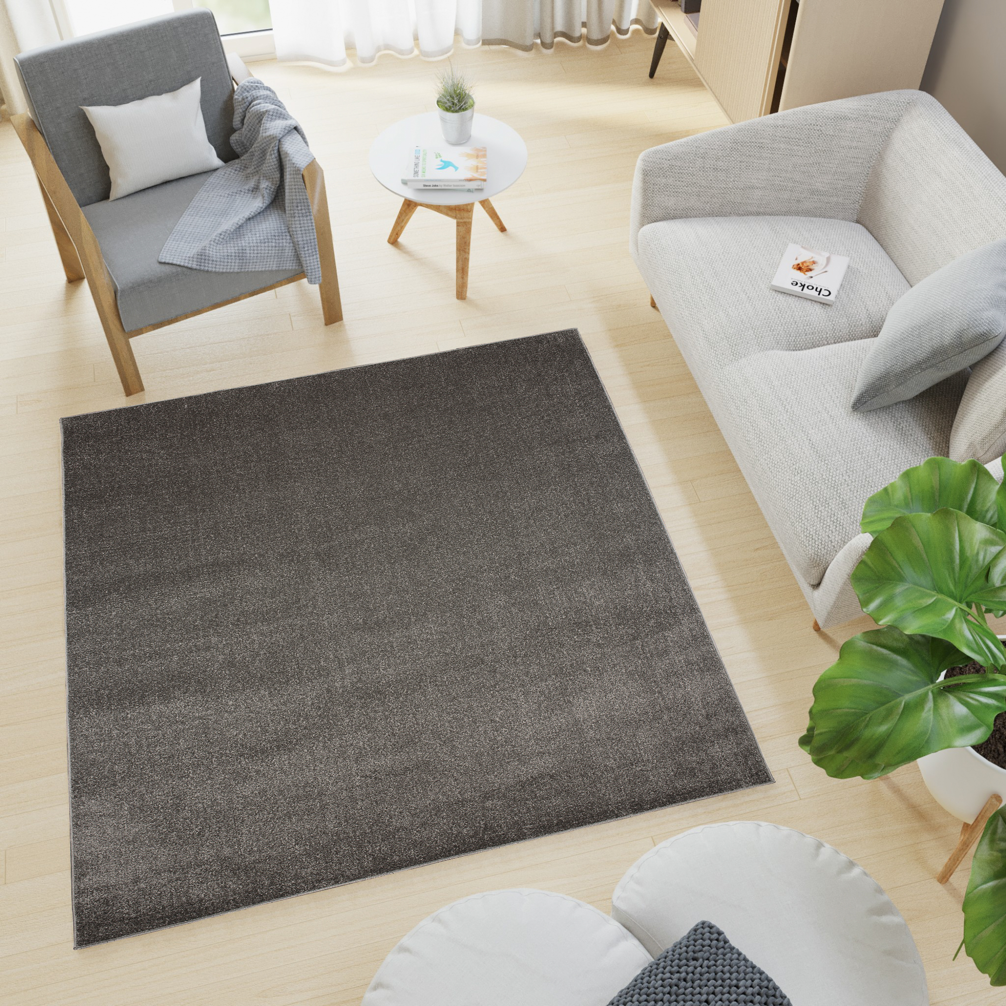Koberec  6365A DARK GRAY MONO GNJ  - Moderný koberec