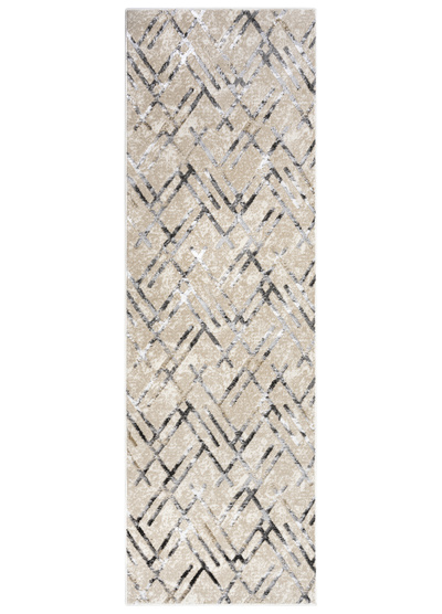 Dywan nowoczesny NJ40A CRYSTAL GYV szary