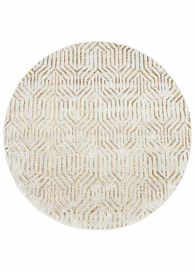 Dywan nowoczesny NI88A CRYSTAL GYU brązowy