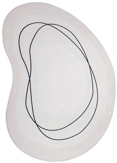 Moderner Teppich Hj-Bbk14 Wisp Bbk - weiß, biały