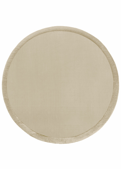 Covor Shaggy Foam R-B. Fluffin Round - bej, beżowy