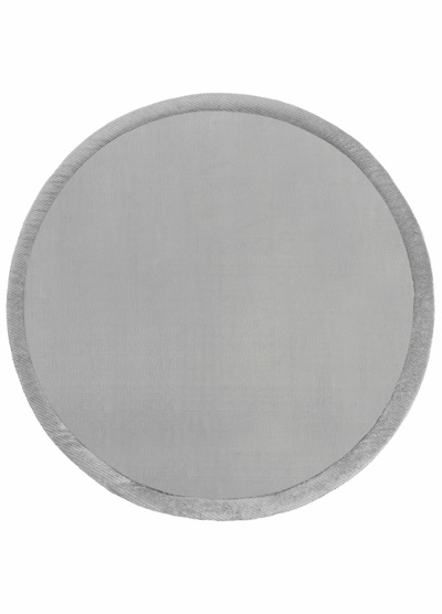 Covor Shaggy Foam R-Lg Light Fluffin Round - gri, szary