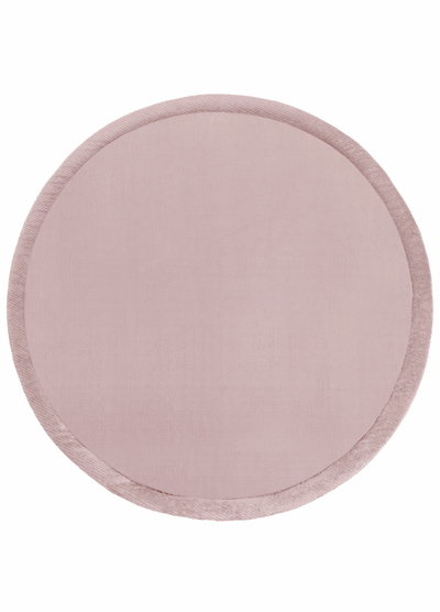 Covor Shaggy Foam R-P Fluffin Round - roz, różowy