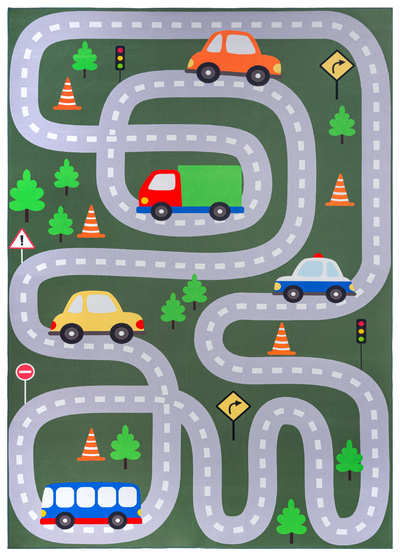 Detský Koberec Hj-Bbk03 Snooki Bbk - zelená, zielony