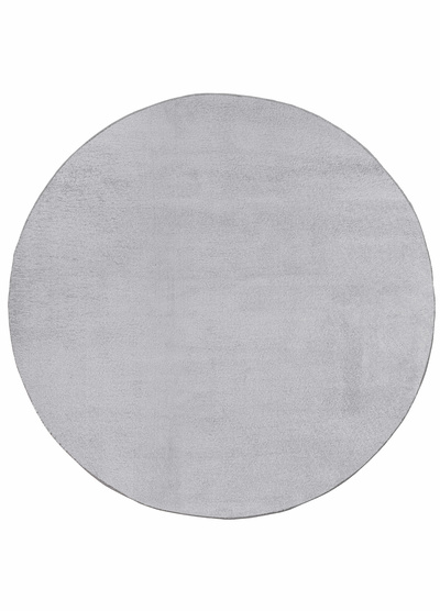 Huňaté Koberce 5000  Cuddle Round - šedá