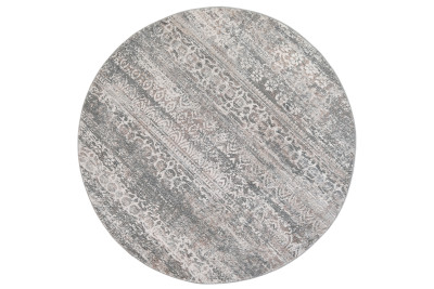Килим  D184A L.GRAY VIZON VALLEY ROUND  - Сучасний килим