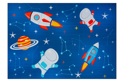 Koberec  HJ-BBK07 NAVY SNOOKI BBK  - Detský koberec