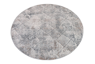 Килим  D166A L.GRAY VIZON VALLEY ROUND  - Сучасний килим