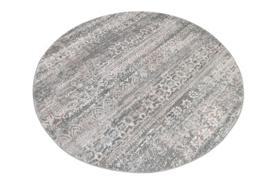 Koberec  D184A L.GRAY VIZON VALLEY ROUND  - Moderný koberec