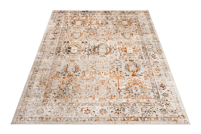 Teppich  D168L WHITE/L_BLUE RETRO  - Traditioneller Teppich