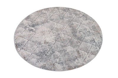 Килим  D166A L.GRAY VIZON VALLEY ROUND  - Сучасний килим