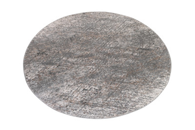 Koberec  D714A WHITE VIZON VALLEY ROUND  - Moderný koberec