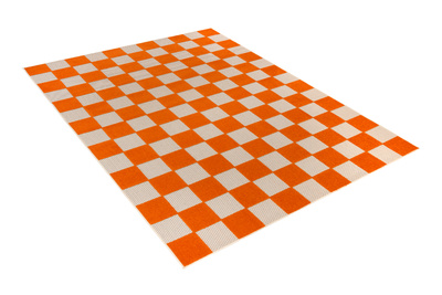Tappeto  UM27B CREAM ORANGE CHECKER GJD  - Tappeto a corda