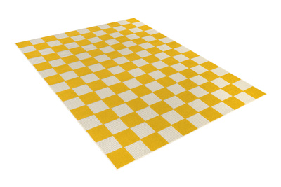 Tappeto  UM27F CREAM YELLOW CHECKER GJD  - Tappeto a corda
