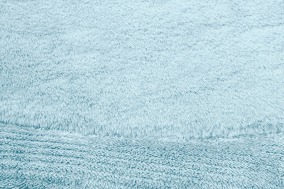 Covor  FOAM R-BB BABY BLUE FLUFFIN ROUND  - Covor Shaggy