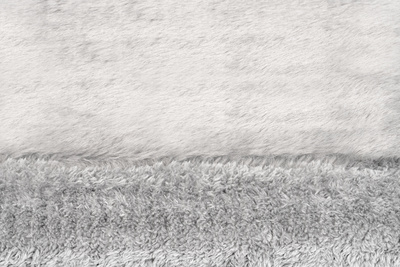 Dywan  FOAM SQ-LG LIGHT GRAY FLUFFIN SQUARE  - Dywan shaggy