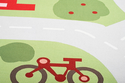 Koberec  HJ-BBK05 LIGHT GREEN SNOOKI BBK  - Detský koberec