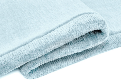 Dywan  FOAM SQ-BB BABY BLUE FLUFFIN SQUARE  - Dywan shaggy
