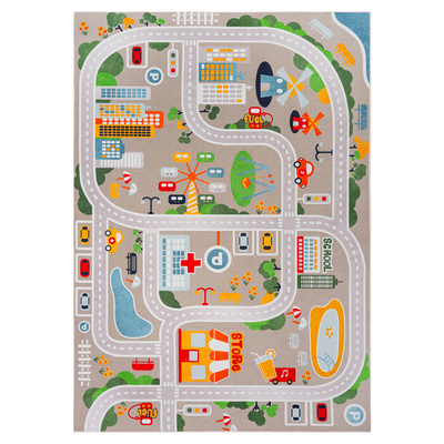 Szőnyeg KIDS-46 BEIGE SNOOKI KIDS - Gyermekszőnyeg