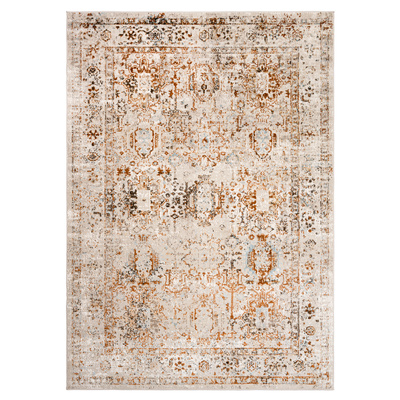 Teppich  D168L WHITE/L_BLUE RETRO  - Traditioneller Teppich