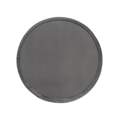 Covor  FOAM R-LG DARK GRAY FLUFFIN ROUND  - Covor Shaggy