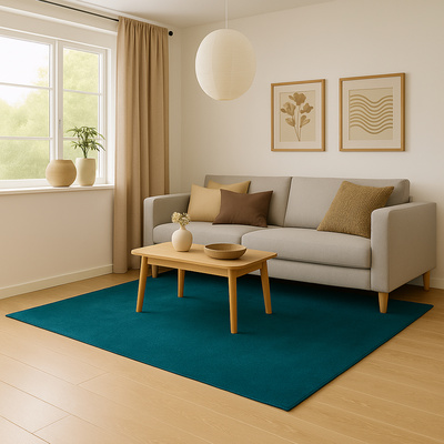 Tapis  ETA 2-blue  - Tapis moderne