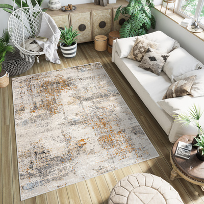 Teppich  I387C WHITE/L_BLUE RETRO  - Traditioneller Teppich