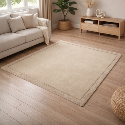 Dywan  FOAM SQ-B. BEIGE FLUFFIN SQUARE  - Dywan shaggy