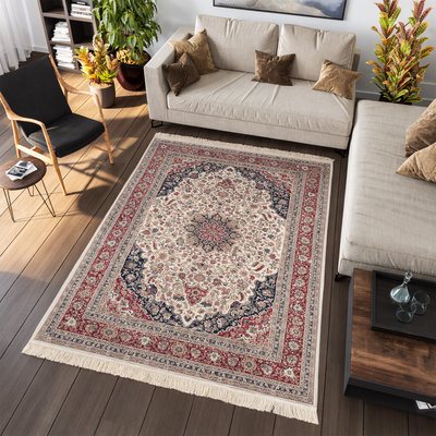 Koberec  Isphahan 77801/1 Ivory  - Tradiční koberce