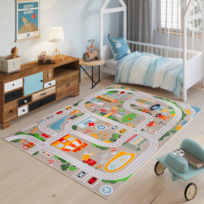 Szőnyeg KIDS-46 BEIGE SNOOKI KIDS - Gyermekszőnyeg