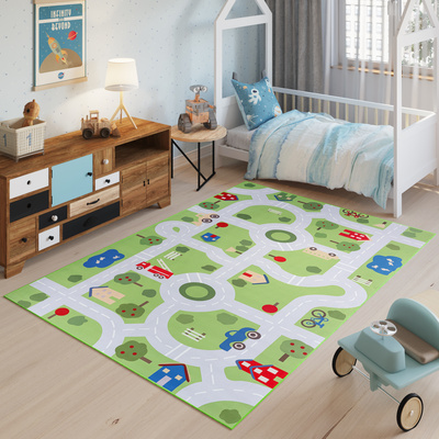 Koberec  HJ-BBK05 LIGHT GREEN SNOOKI BBK  - Detský koberec