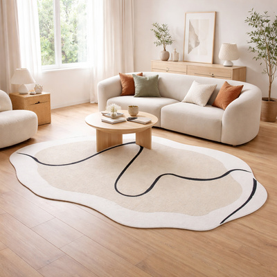 Dywan Nowoczesny Hj-Bbk12  Wisp Bbk - beżowy