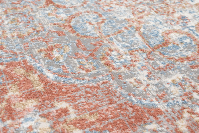 Koberec  D260K WHITE/SALMON RETRO  - Tradičný koberec
