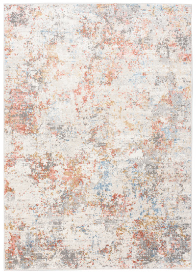 Tradičný koberec C990B L_GRAY/SALMON RETRO