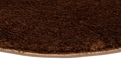 Koberec  7005 BROWN CUDDLE ROUND  - Huňatý koberec