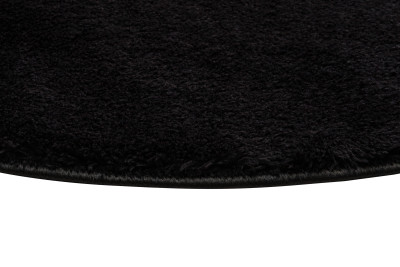 Szőnyeg  9000 BLACK CUDDLE ROUND  - Shaggy szőnyeg