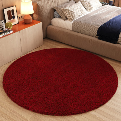 Koberec P113A RED ESSENCE ROUND (KOŁO) - Huňatý koberec
