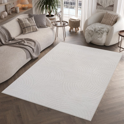Moderný koberec NG92A C_CREAM WHITE HYGGE Biela