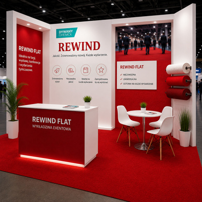 Mochetă  REWIND FLAT 2REW 0713 RED 