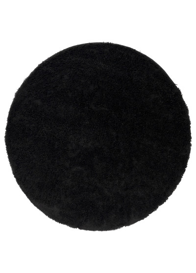 Huňatý koberec P113A BLACK ESSENCE ROUND (KOŁO)