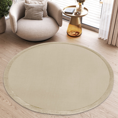 Covor  FOAM R-B. BEIGE FLUFFIN ROUND  - Covor Shaggy