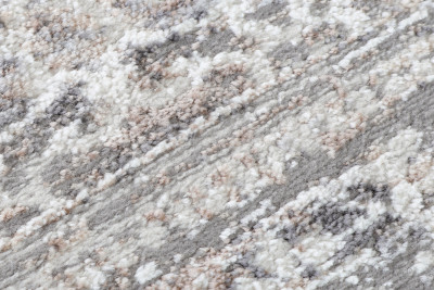 Килим  D184A L.GRAY VIZON VALLEY ROUND  - Сучасний килим